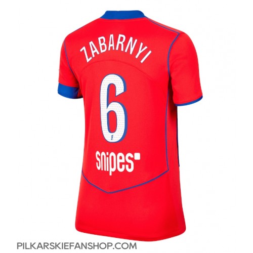 Koszulka piłkarska Paris Saint-Germain Illia Zabarnyi #6 Strój Trzeci dla kobiety 2025-26 tanio Krótki Rękaw Koszulka piłkarska Paris Saint-Germain Illia Zabarnyi #6 Strój Trzeci dla kobiety 2025-26 tanio Krótki Rękaw